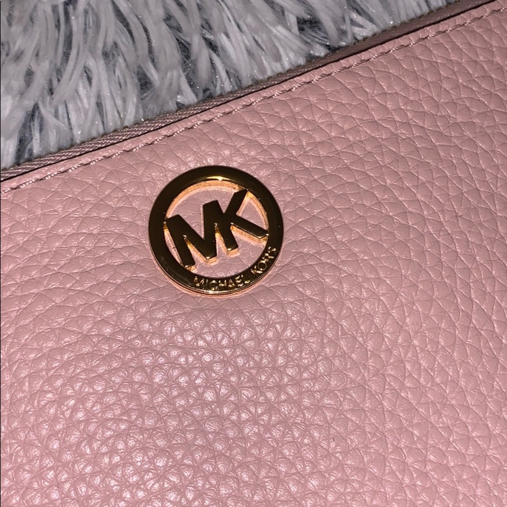 Michael Kors Pink Wristlet Clutch - Picture 4 of 6